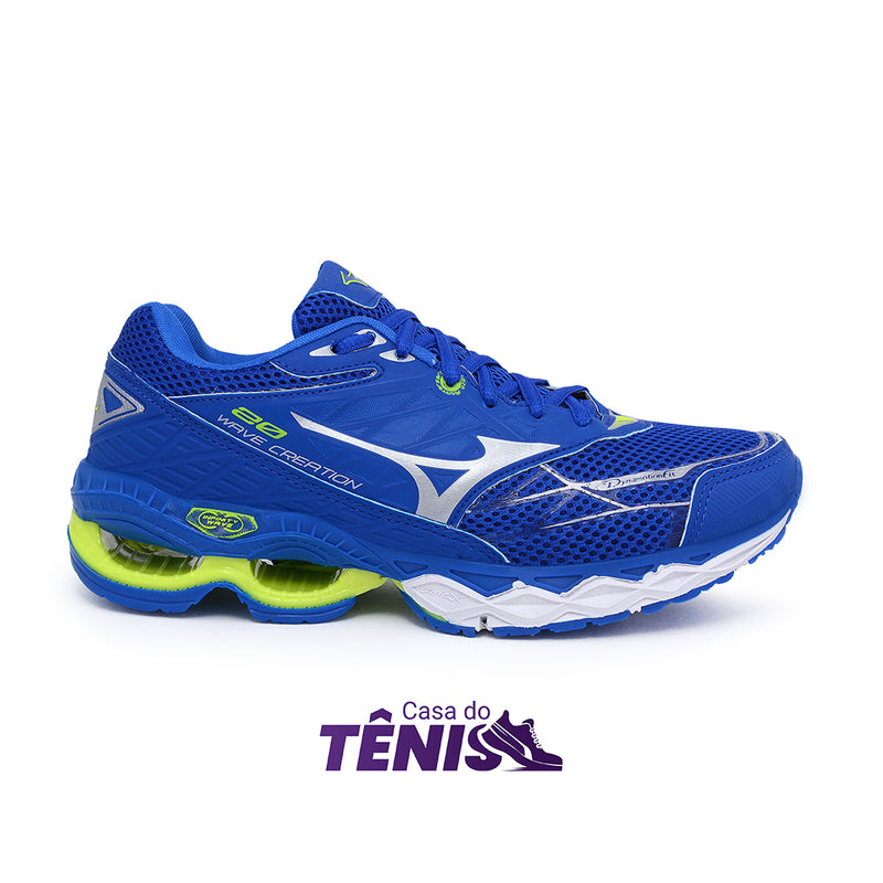 Tênis Mizuno Wave Creation 20 Azul Royal