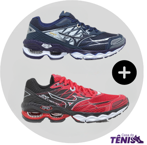 Compre 1 leve 2 Tênis Mizuno Wave Creation 20