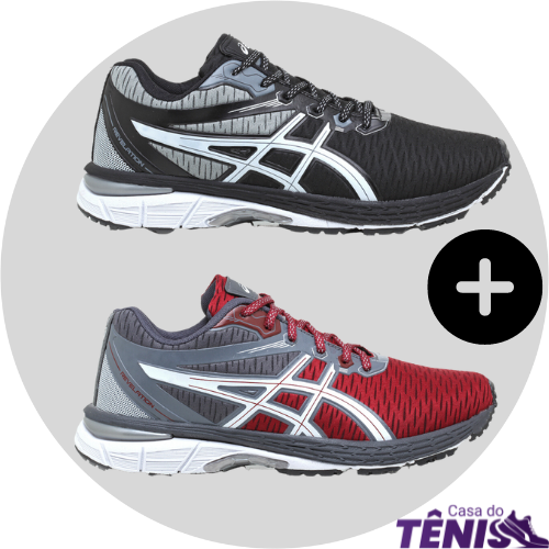 2 PARES Asics Revelation MASC COMPRE 1 LEVE 2