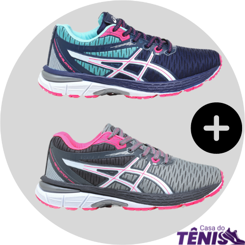 2 PARES Asics Revelation FEM COMPRE 1 LEVE 2