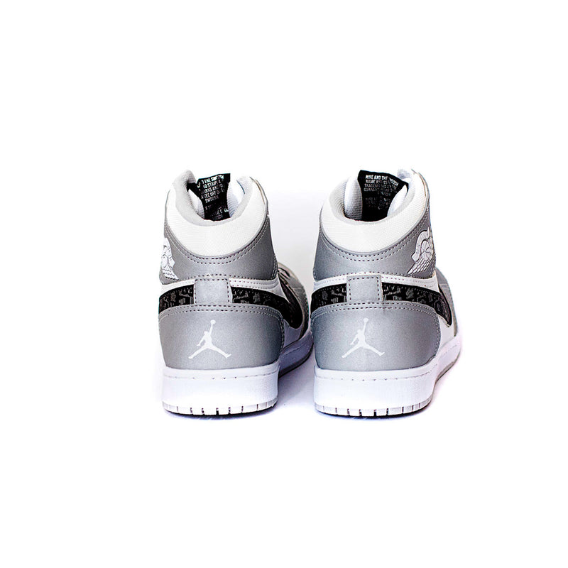 Nike Air Jordan 1 Dior Branco e Cinza