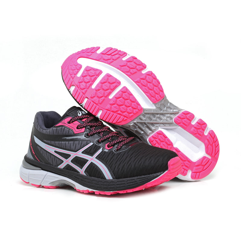 Asics Revelation Preto e Rosa